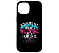 Non voglio un San Valentino solo un giocatore 2 Divertimento per i giocatori Custodia per iPhone 15