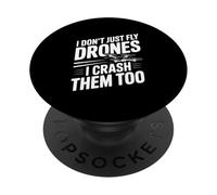 Non volo solo droni, ma li schianto anche PopSockets PopGrip Adesivo