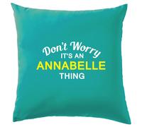 Non Worry It's Un Annabelle Cosa Cuscino Cognome Custom Nome Famiglia Cover