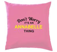 Non Worry It's Un Annabelle Cosa Cuscino Cognome Custom Nome Famiglia Cover