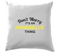 Non Worry It's Un Annabelle Cosa Cuscino Cognome Custom Nome Famiglia Cover