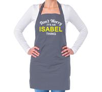 Non Worry It's Un Isabel Cosa Unisex Adulti Grembiule Cognome Nome Famiglia
