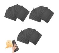 Non-Woven - Super Absorbent 11.8" x 11.8" Thickened Magic Cleaning Cloth, Streak-Free for Glass/Kitchen/Car | Reusable & Lint-Free (Black,30PCS)