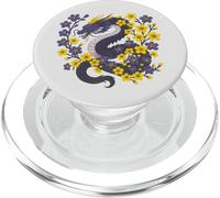 Nonbinary Japanese Dragon Enby Pride Flag Colors Floral PopSockets PopGrip per MagSafe
