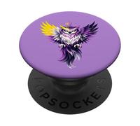 Nonbinary Owl Bird Enby NB Pride Flag Colors Tattoo Style PopSockets PopGrip Adesivo