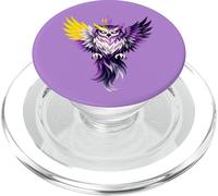 Nonbinary Owl Bird Enby NB Pride Flag Colors Tattoo Style PopSockets PopGrip per MagSafe