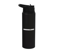 Nonchalance | Minimal Visual Humor Stainless Steel Insulated Water Bottle