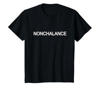 Nonchalance Sweater - Meme Nonchalance Maglietta, Bambini, Nero, 10 Anni