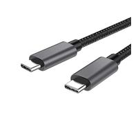 nonda - Cavo USB C a USB C 100 W/5A 2 m in Nylon, Cavo di Ricarica Veloce USB tipo C PD Compatibile con MacBook Pro 2021, iPad Pro 2021, Samsung,Xiaomi e altri Caricabatterie USB C, griggio