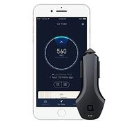 Nonda ZUS - Caricatore Auto Universale I 2 Porte USB I Ricarica Fino 4.8A I Geolocalizzazione Veicolo I Monitor Batteria Auto I Rilevamento Km - Nero