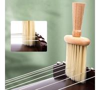 NONDK 1 Pezzo per la Pulizia Universale del Violino Come Illustrato, In Legno, per Accessori del Violino Guzheng, Strumenti per la Rimozione Della Polvere.