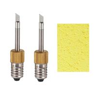 NONDK 2 punte per saldatore con spugna, interfaccia E10, punte di saldatura, punta di saldatura USB, set di strumenti di saldatura tipo K