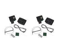 NONDK 2 x Preamplificatore Equalizzatore Chitarra Acustica -17A con Sintonizzatore di Procedura Digitale Equalizzatore a 3 Bande con Chitarra Sintonizzatore