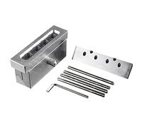 NONDK 4 fori 12,1 mm DIY Stampo Lega di Alluminio DIY Lip Rouge Balm Lipbalm Makeup Making Tool