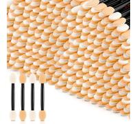 NONDK 500 Applicatori di Ombretto, Applicatori di Trucco Occhi Monouso, Pennelli per Trucco Occhi Applicatori Ombretto Doppio Viso