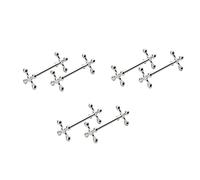 NONDK 6 Pezzi Bacchette nel Lega di Resto Cucchiai Supporto Forchette Coltelli Supporto Rack Supporto Metallo Artigianale Decorazione della Tavola