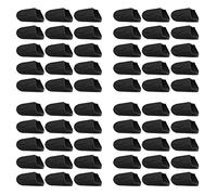 NONDK 60 pezzi Bocchetta in gomma tappo clip di legatura proteggere punta delicata per flauto clarinetto sax parti accessori