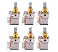 NONDK 6X Guitar Pots 500K Short Split Asse Audio Taper Push/Pull Potenziometro