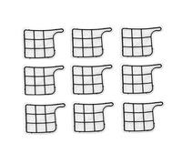 NONDK 9 Pezzi Filtro di Protezione Motore per VK135 VK369 Parti di Ricambio per Aspirapolvere Fili