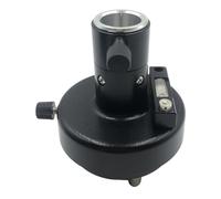 NONDK Adattatore per base livellante a ganasce con ottico, livellatore compatibile per stazioni totali Prism, nero