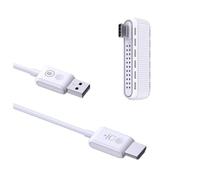 NONDK Adattatore per schermo di trasmissione wireless Tipo C Extender compatibile con USB-C A per Telefono, Portatile, PC A Proiettore TV