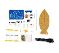 NONDK Altalena elettromagnetica, kit elettronici fai da te, levitazione magnetica, luci fluenti in movimento, pratica di saldatura, parti allentate