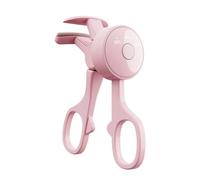 NONDK arricciacapelli elettrico con 3 modelli di riscaldamento, modellatore permanente per ciglia portatile e clip termica per ciglia, rosa