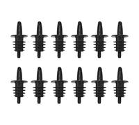 NONDK Bottiglia di plastica 12 pezzi flusso libero Liquore Versatore Bar Bevande Cocktail Vino