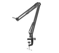 NONDK Braccio articolato per microfono da 35 cm con supporto da tavolo per podcasting, videogiochi, radio e audio da studio