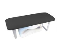 NONDK Bracciolo per unghie, bracciolo rimovibile per Nails Tech, bracciolo antiscivolo per Nails Tech, bracciolo per Nail Tech, bracciolo per Nail Tech nero