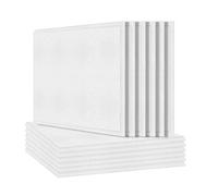 NONDK Confezione da 12 acustici, a prova di suono, assorbenti sonori con bordo smussato, pannello astico per trattamento acustico