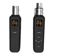 NONDK Convertitore di microfono fili UHF Trasmettitore Ricevitore Xlr per Microfono Adattatore Ricevitore Trasmettitore Chitarra 640-690 Mhz