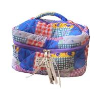 NONDK cosmetiche per le Donne Borsa per il Trucco Floreale Organizzatore di Stoccaggio Sacchetto di Trucco da Viaggio Portafogli,B