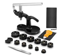 NONDK Kit di attrezzi di ricambio per batterie da orologio da 17 pezzi, con pressa per orologio e strumento di rimozione posteriore per tipo di orologi, Come mostrato