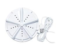 NONDK Lavatrice portatile mini lavatrice a turbina ad ultrasuoni con ventose per viaggi in casa appartamento