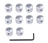 NONDK Manopola del Volume in Metallo per Chitarra Elettrica Manopola di Volume Basso Manopola di con Foro Manopola Volume Coperchio Interruttore