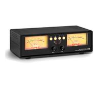 NONDK MIC+LINE Analog Dual VU Meter Sound Level DB Pannello Display Splitter Audio A 4 Vie Switcher Box Visualizzatore Spettro Musicale