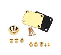 NONDK Piastra di connettore elettrico e boccole per corde di chitarra e basso, piastra in metallo albero avvolgicavo corde per chitarra compatibile