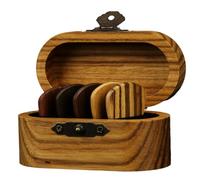 NONDK Plettri per chitarra in legno, plettri per chitarra elettrica, acustica, bassa, set di 5 pezzi