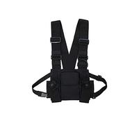 NONDK Radio Walkie Talkie 3 Forziere da Tasca con Pettorina e Cerniera per Front Pack Gilet Borsa Astuccio 310682