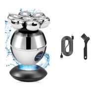 NONDK Rasoio a testa elettrica per gli uomini calvi taglierina flottante 7D taglierina barba, taglierina impermeabile taglierina di ricarica USB