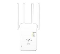 NONDK Ripetitore fili da 1200 m 2,4 g e 5 g WiFi Router Signal Booster Estendere 4 Antenna Router Amplificatore di Segnale per la Casa (spina UE)