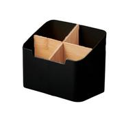 NONDK Scatola di Immagazzinaggio Multifunzione TV Aria Condizionata Organizzatore di Controllo Remoto Pratica Scatola di Sciarpe di Stoccaggio Cosmetici per la Casa Nero