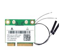 NONDK Scheda RTL8852BE WIFI6+antenne interne AX1800M WiFi Bluetooth5.2 2.4GHz/5GHz Adattatore per scheda WIFI 802.11ax per Win10/Win11