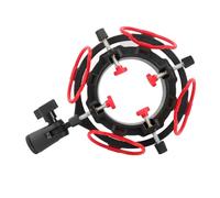 NONDK Supporto microfono regolabile con supporto antiurto per microfono universale per tutte le dimensioni di microfoni da 18 mm a 57 mm