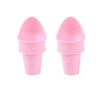 NONDK Supporto per Coni Gelato, Cucchiaio per Gelato, Cucchiaio per Coni di Gelato, Supporto per Coni di Gelato Griglia per Coni da Neve B