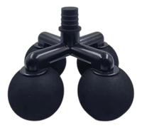 NONDK Testine di Massaggio Fascia Accessori in Plastica Testine di Massaggio Modifica Corpo Completo Collo e Gambe Massaggio Forte