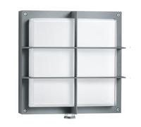 None | Lampada da Parete 8,5 W, Rilevatore di Movimento a 360, Resistente Agli Urti, Bianco Caldo, Incluso Griglia di Protezione
