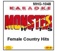 None - Monster Hits Karaoke #1048 - Female Country Hits