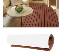 NoneDanGee 240 x 90 cm, in schiuma di teak EVA, per yacht, barca, pavimento, autoadesiva, antiscivolo, per yacht, camper